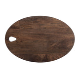 Oval Mango Wood Cheese/Cutting Board w/ Handle