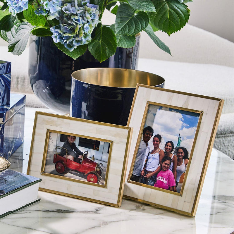 Saint Honore Photo Frame with Brass Border