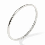 Havana Demi Bangle Silver