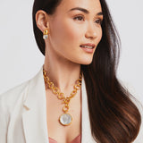 Honeybee Statement Necklace-Iridescent