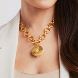 Honeybee Statement Necklace-Iridescent