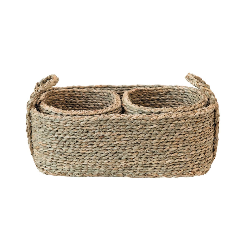Set/3 Nested Basket with Handles