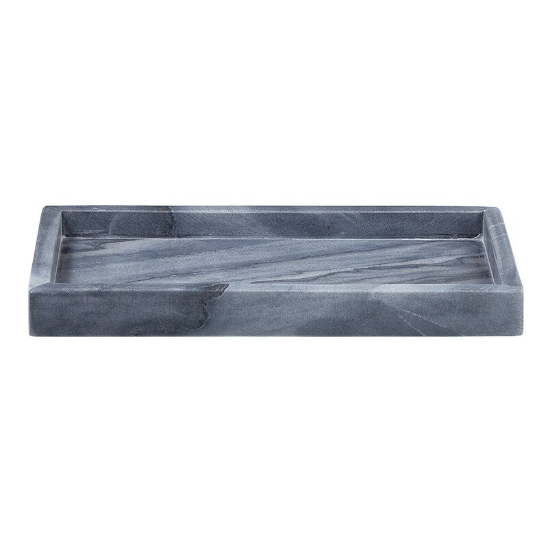 Grey Rectangular Marble Tray