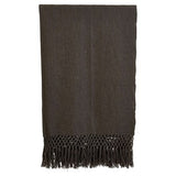 Woven Throw With Crochet and Fringe