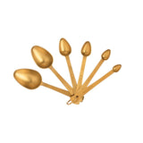Gold Steel Measuring Spoons