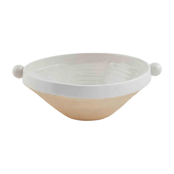Beaded Handle Serving Bowl